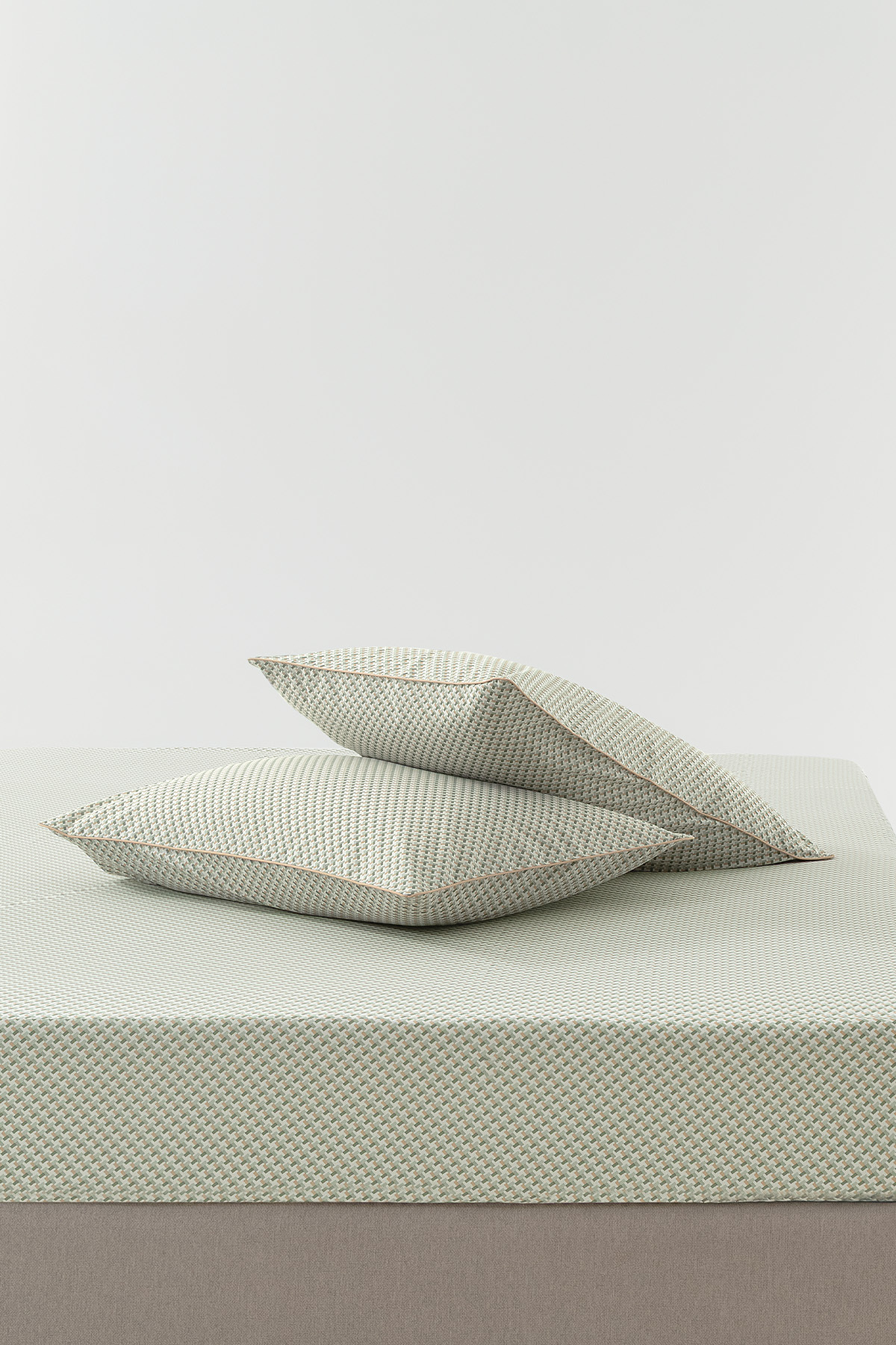 Nedym Double 100% Cotton Elastic Sheet Set - Beige