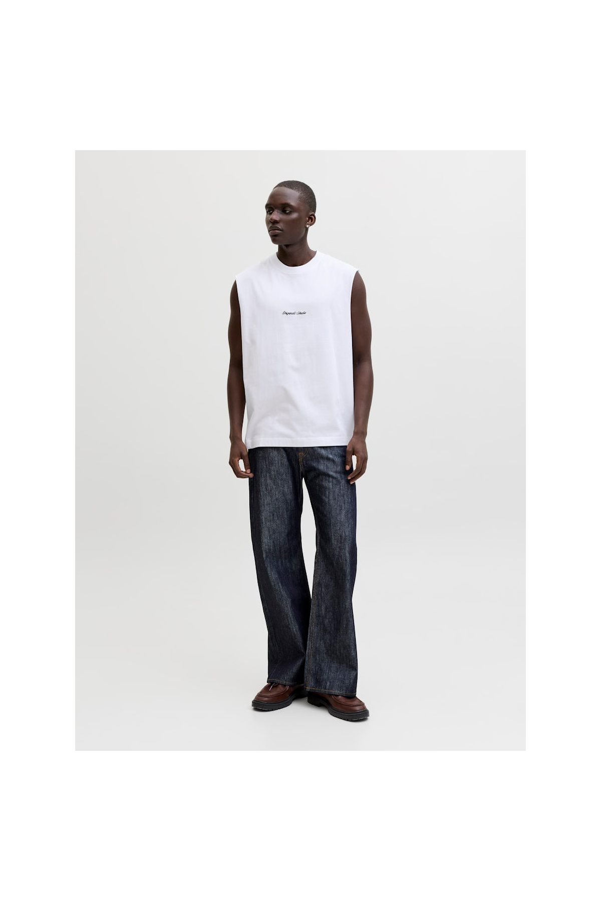 Jack & Jones Norrebro Erkek Beyaz Atlet (12292009-BW) görsel 2