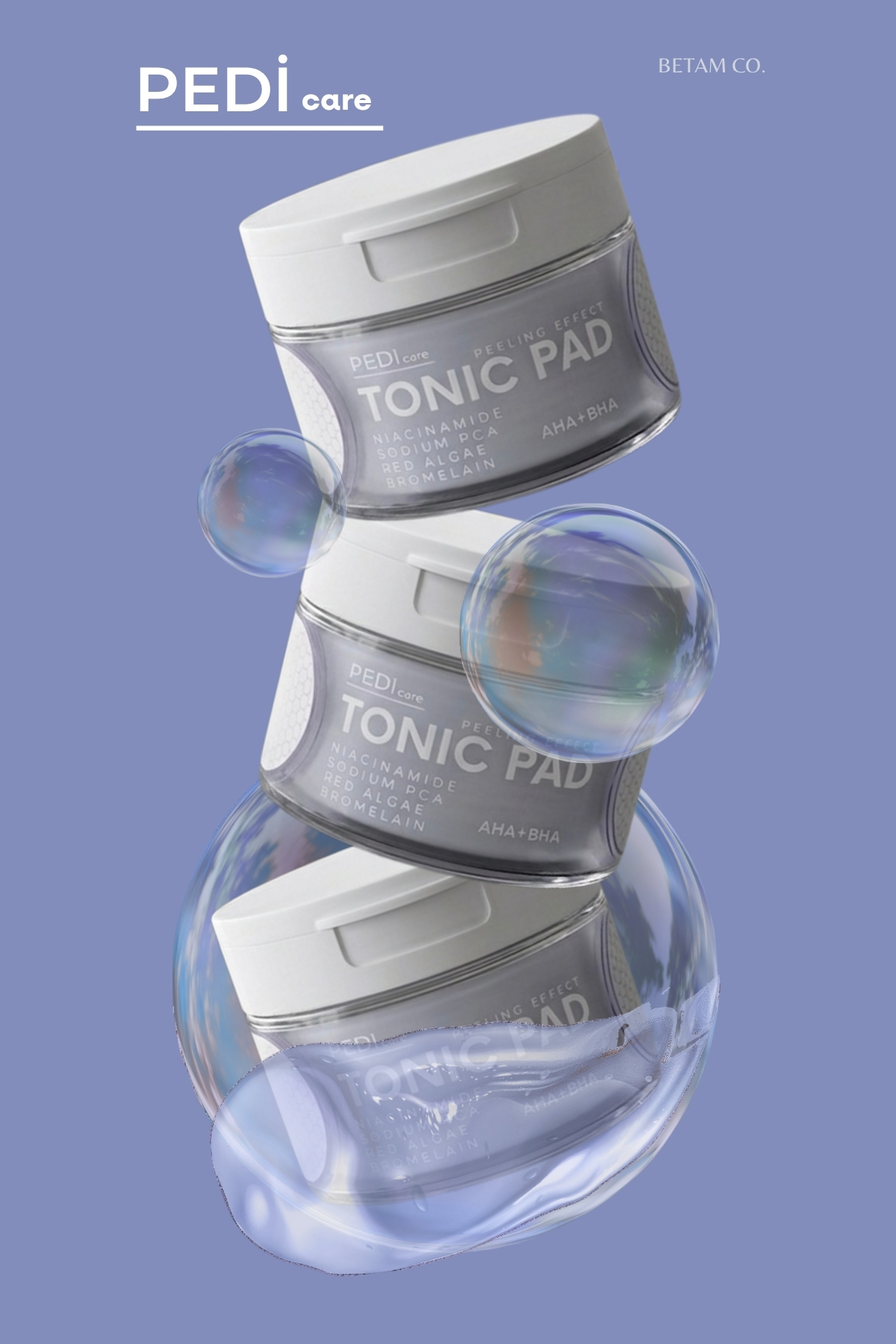 Care AHA+BHA Cilt Temizleyici Tonik Ped — تصویر 2 از 5