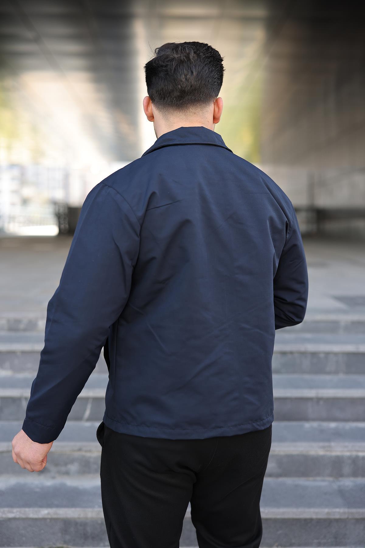 Suya Dayanaklı Yakalı Oversize Mevsimlik Mont PLDP 3002_60393-1 — رنگارنگ — تصویر 3 از 6