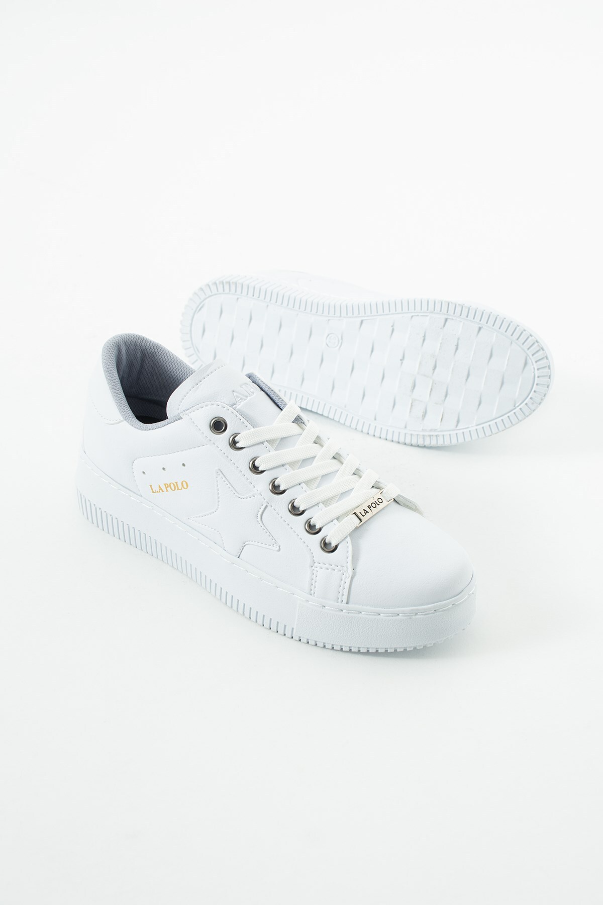 L.A Polo Beyaz Kadın Sneaker görsel 6