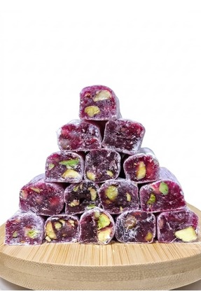 HASAYİNTAP Lokum- Antep Fıstıklı Narlı Fitil Lokum 350 Gr