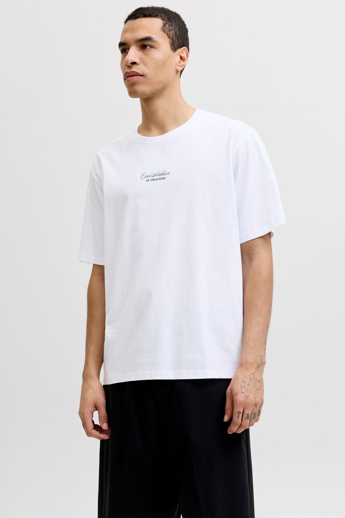 تی‌شرت یقه گرد طرح‌دار مردانه - طرح هنری جک اند جونز تی شرت Jack & Jones