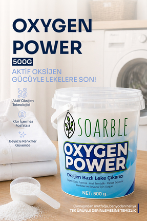 SOARBLE Oxygen Power Oksijen Bazlı Leke Çıkarıcı 500 g