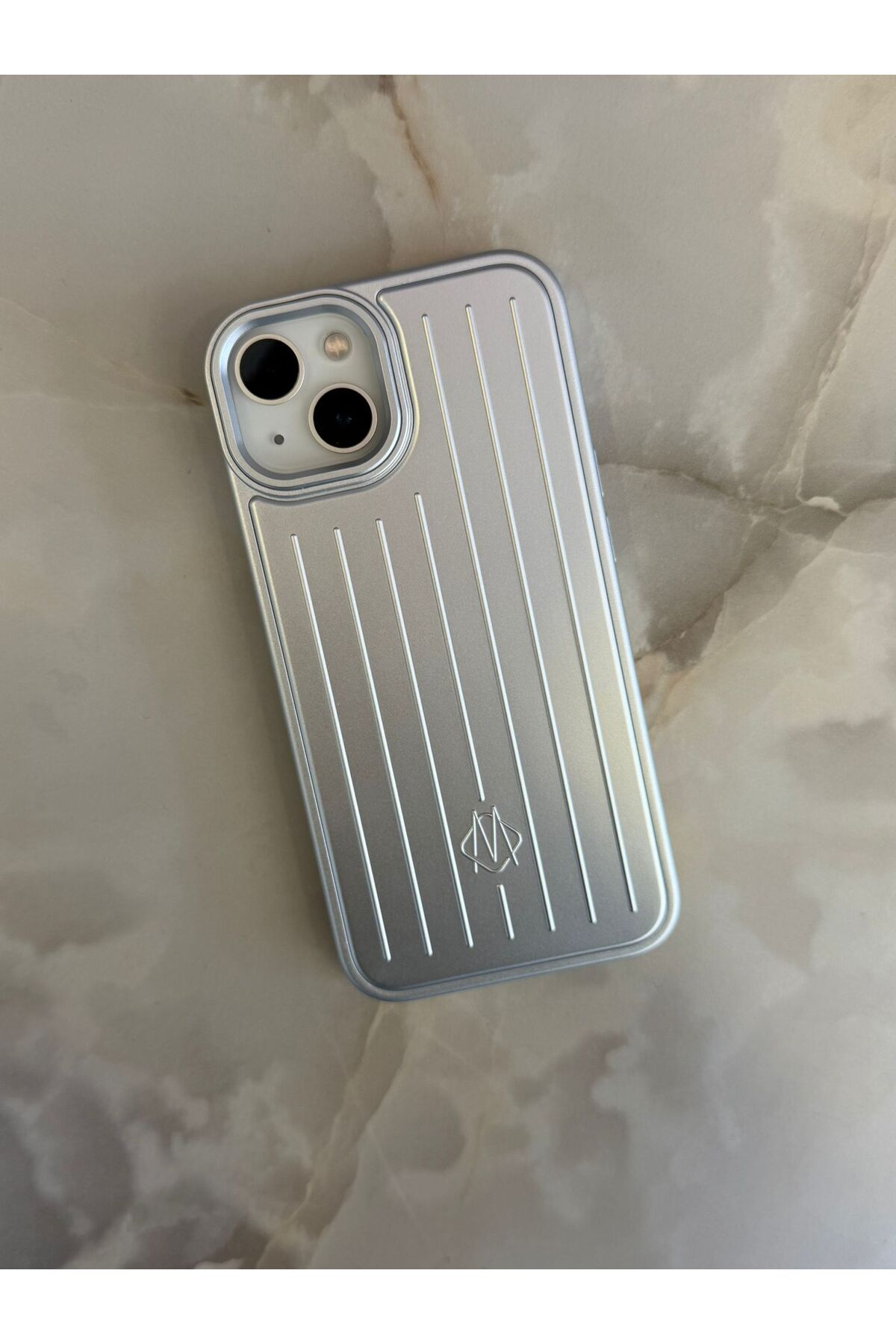ZB Aksesuarda Moda İPHONE 13 ve 14 Uyumlu Rimowa Çizgili Bavul