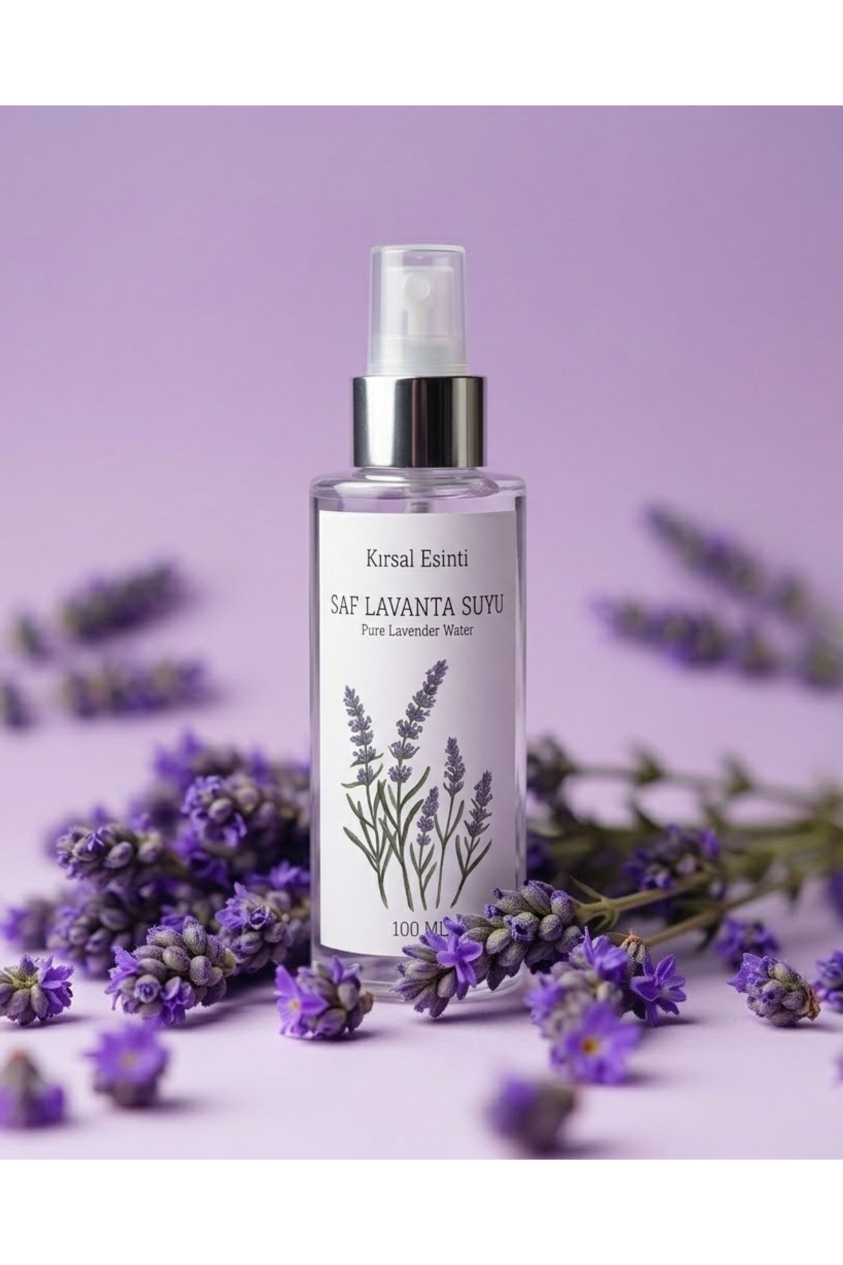 Lavanta Suyu - %100 Doğal Ve Saf Rahatlatıcı Ve Besleyici Etkili Tonik 100 ML