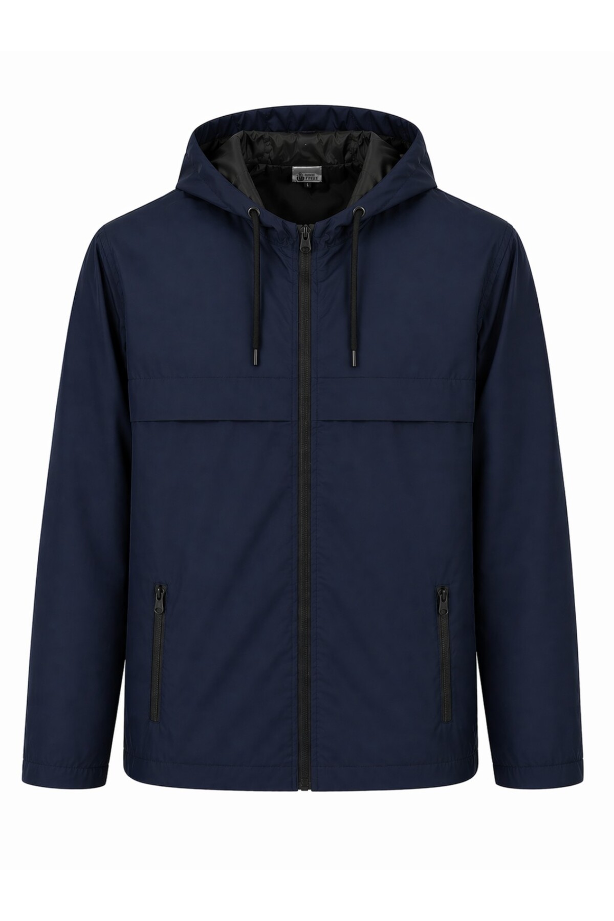 Sınwear Erkek Lacivert Kapüşonlu Su Geçirmez Hafif Mont, Günlük & Spor Şık Rüzgarlık görsel 7
