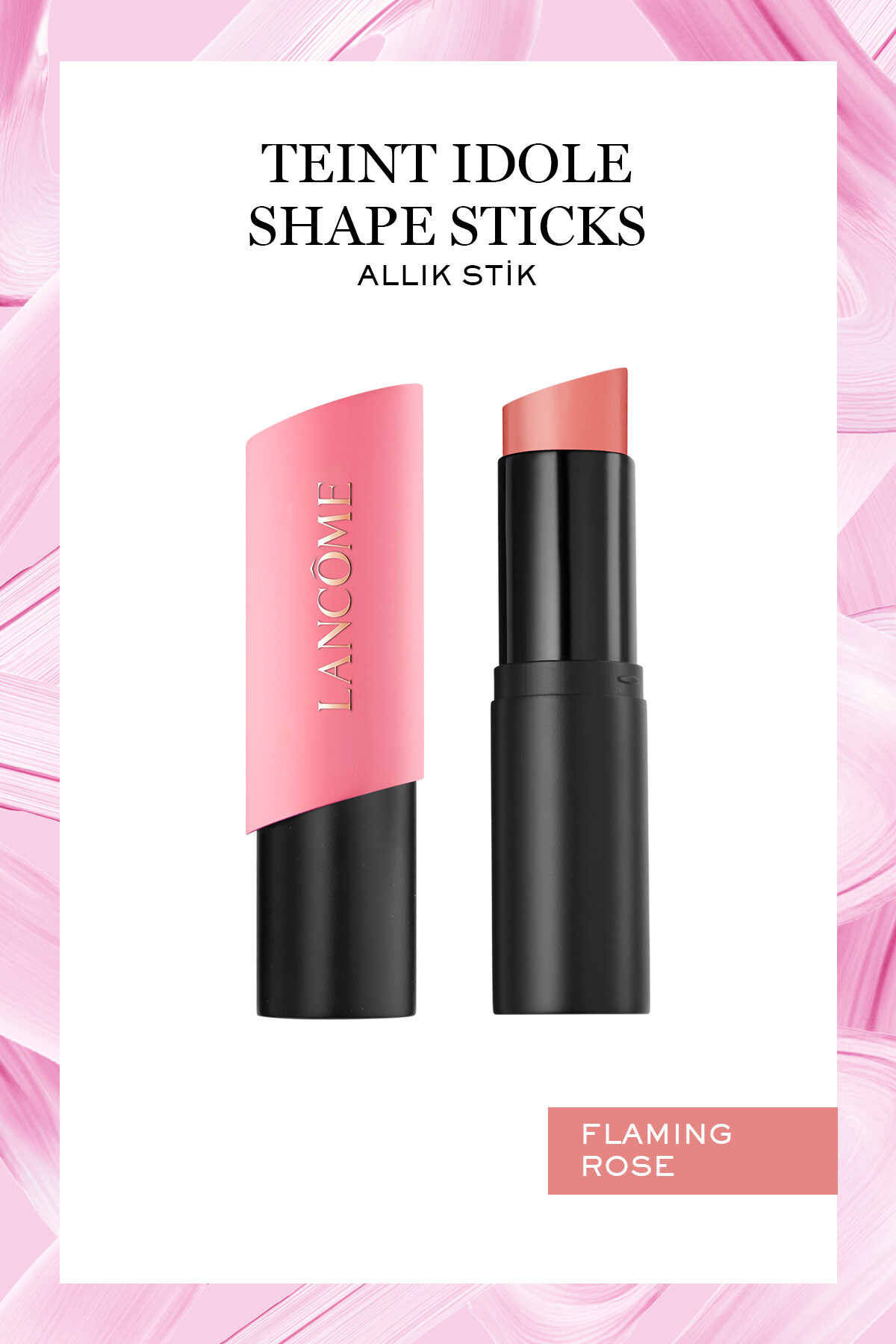 Lancome Teint Idôle Ultra Wear Stick Allık 03 Flaming Rose 3614274485301 — رنگارنگ LF676XXX