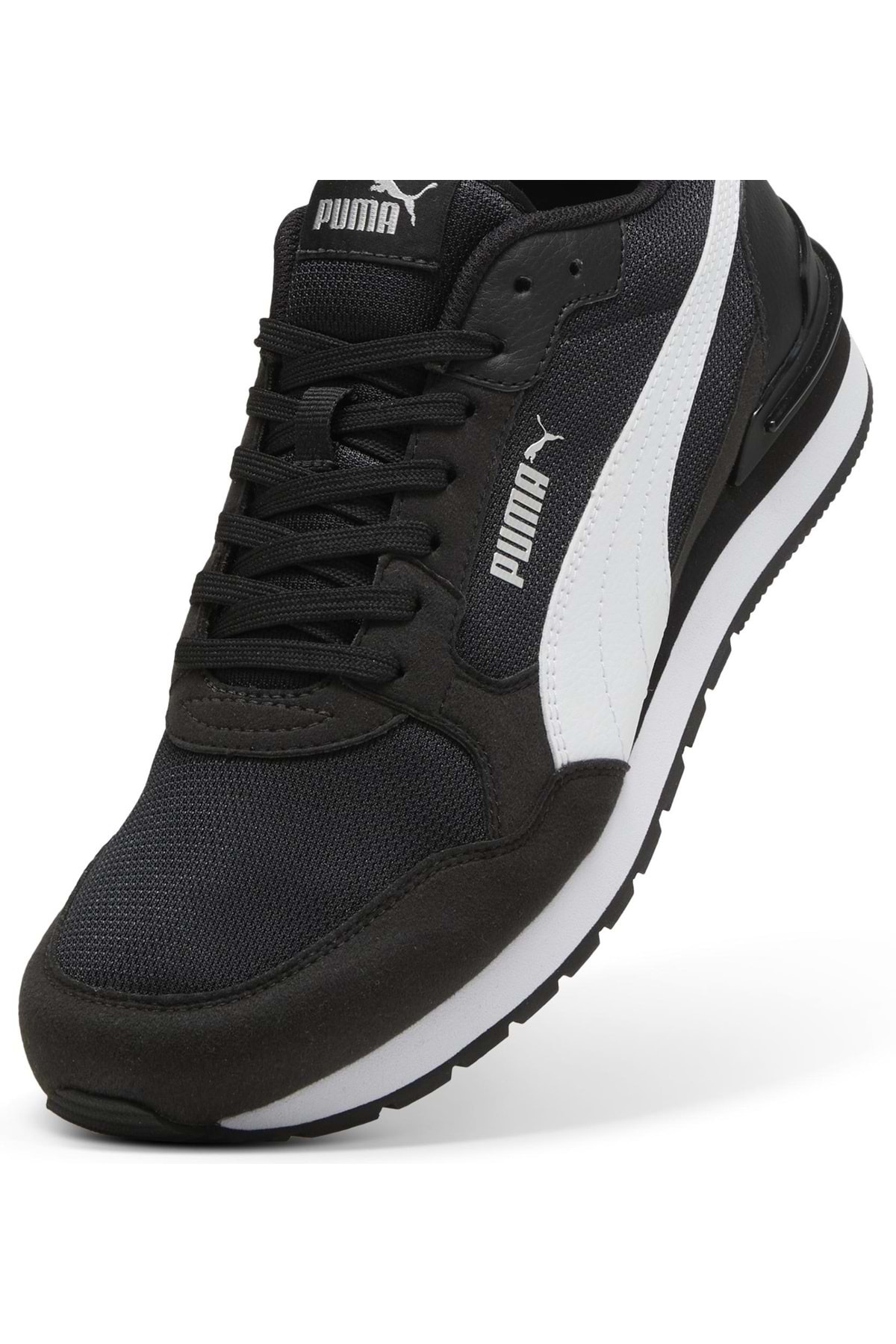 Puma  St Runner V4 Mesh 399666 Unisex Spor Ayakkabı SİYAH-BEYAZ - Görsel 4