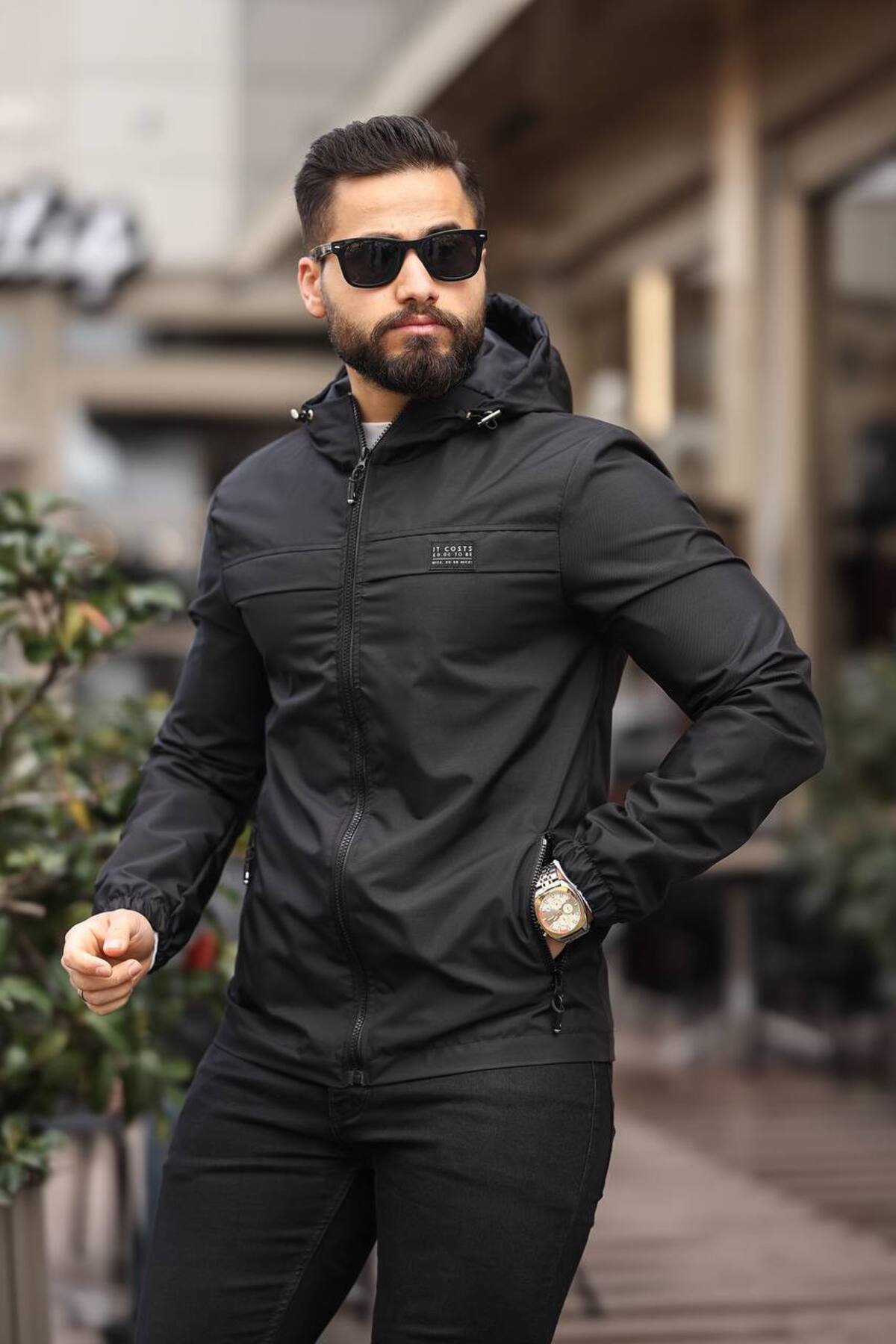 S&M CLOTHİNG  YENİ SEZON ERKEK SU GEÇİRMEZ MEVSİMLİK YAĞMURLUK