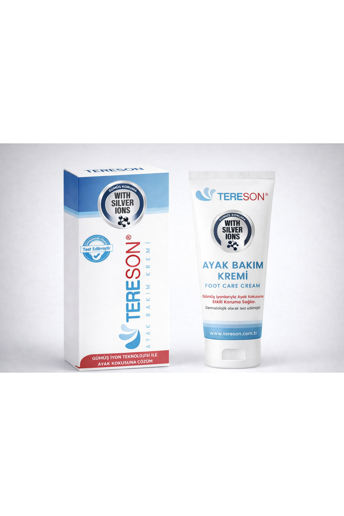Tereson Koku Karşıtı Ayak Bakım Kremi 50 Ml (gümüş Iyon Korumalı ) — TRS567890