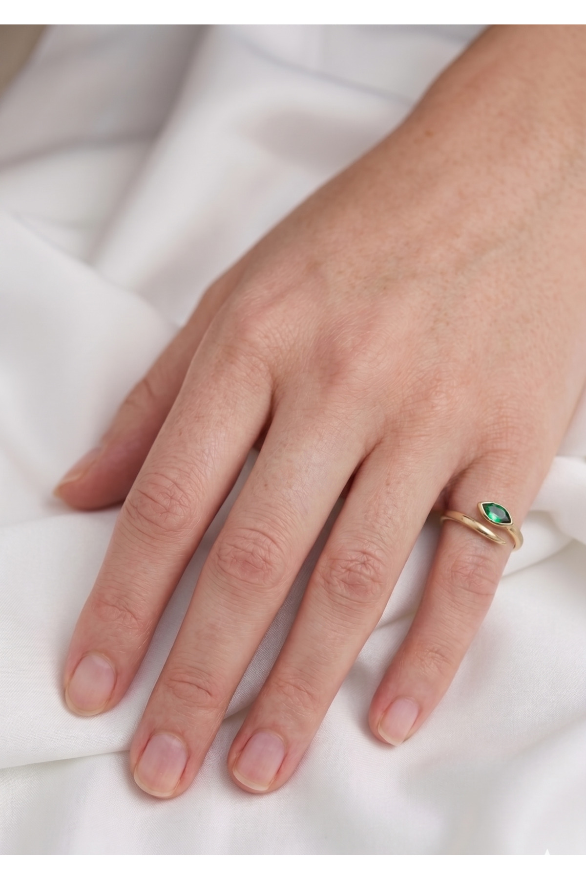 Steel Piove Adjustable Gold Ring