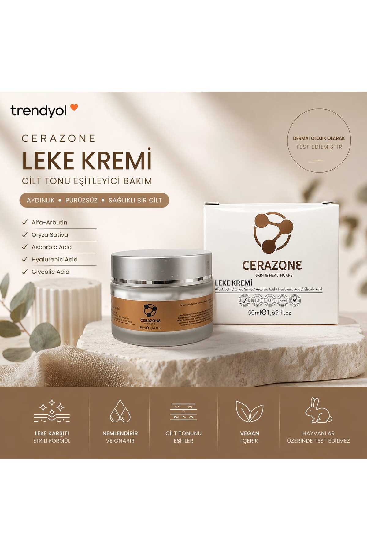 Yoğun Leke Karşıtı Cilt Tonu Eşitleyici Alpha Arbutin &amp; C Vitamini Bakım Kremi 50 ml