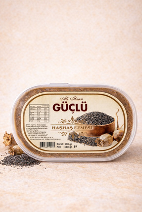 GÜÇLÜ %100 Yerli Haşhaş Ezmesi Doğal Katkısız 460 gr