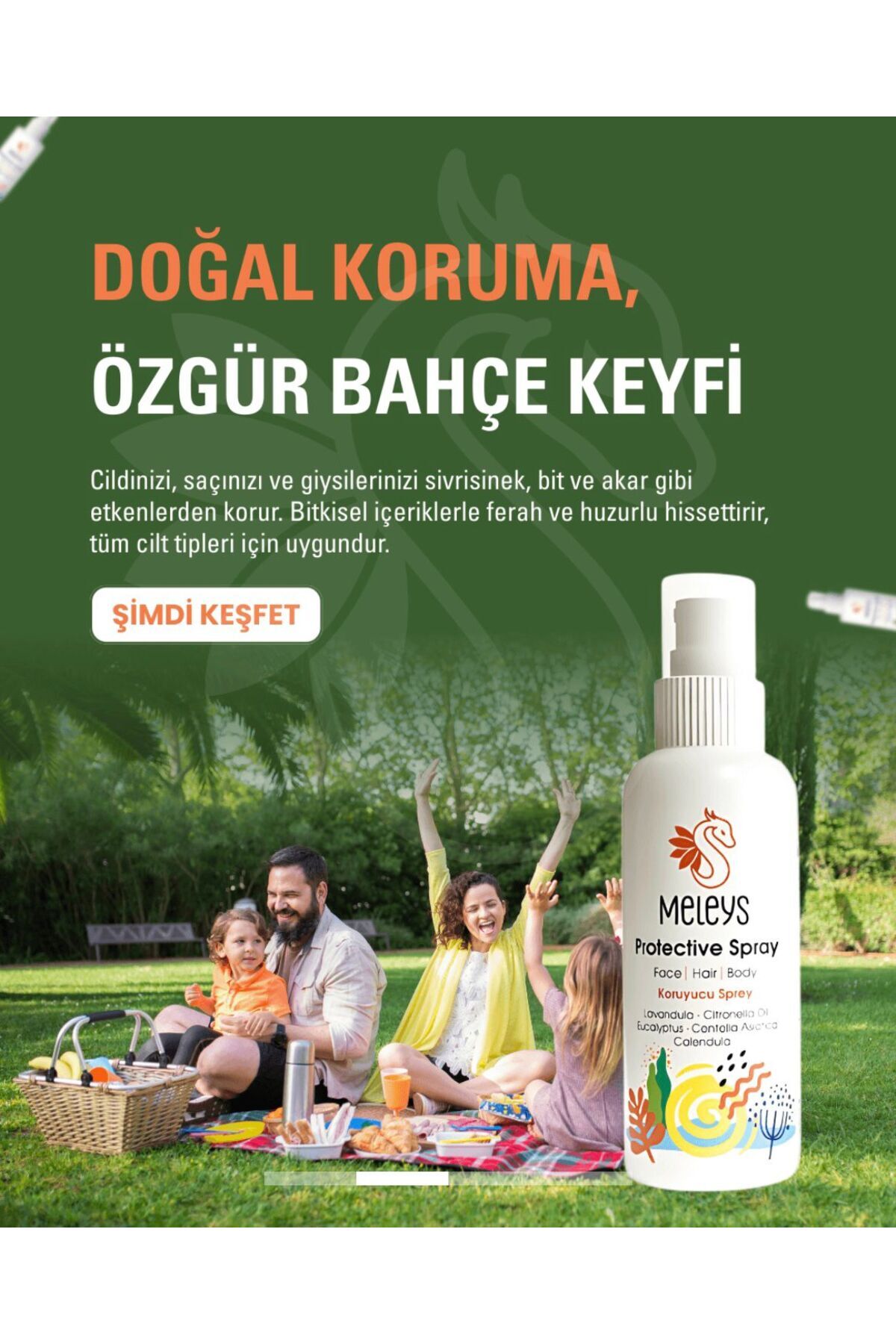 PROTECTİVE SPRAY BİT BE AKAR ÖNLEYİCİ — BİTKİSEL İÇERİKLİ BİT SİRKE KOVUCU — تصویر 4 از 8