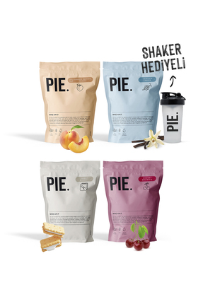pienut PIE. Proteinli Öğün Tozu / Bisküvi, Vişne, Şeftali, Vanilya Aromalı / ...