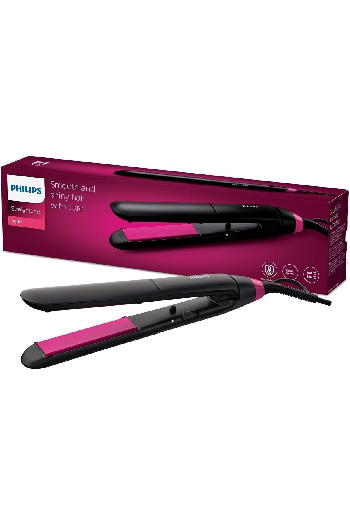 Philips Essential ThermoProtect Keratin Katkılı Seramik Saç Düzleştirici BHS375/00 - Fiyatı, Yorumları