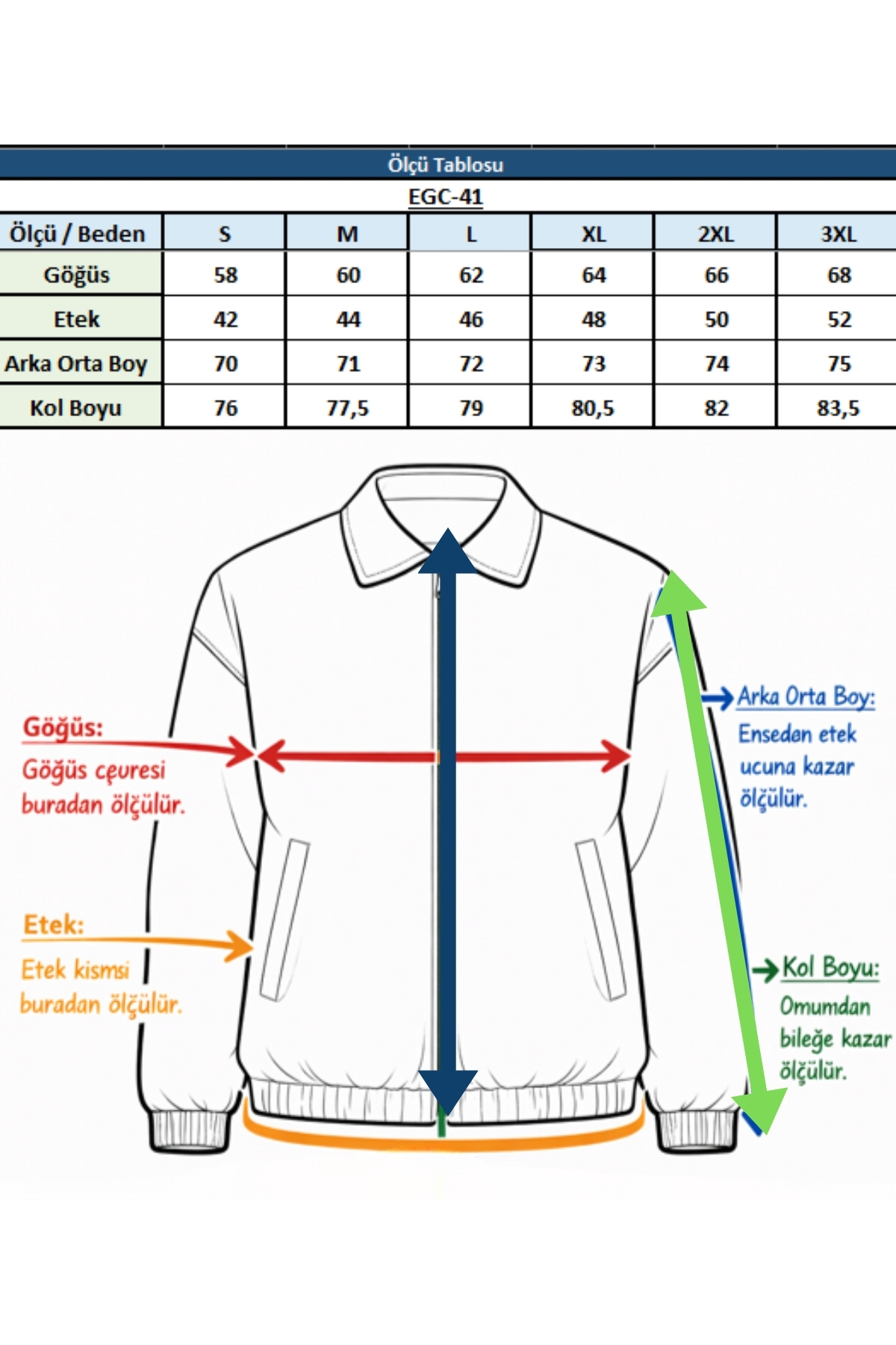 Gizrain Erkek Lacivert Gabardin Ceket Oversize Kahverengi Yaka Detaylı Rahat Kalıp Beli Lastikli görsel 7