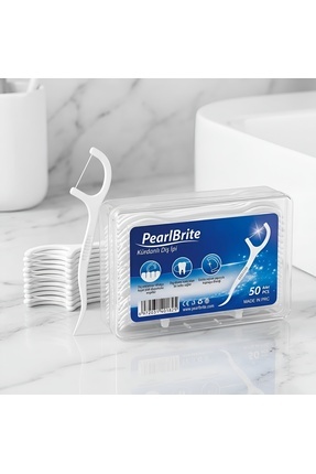 Pearl Brite Kürdanlı Aromasız Diş İpi 50 Adet I Pratik Ağız Temizliği I Diş A...