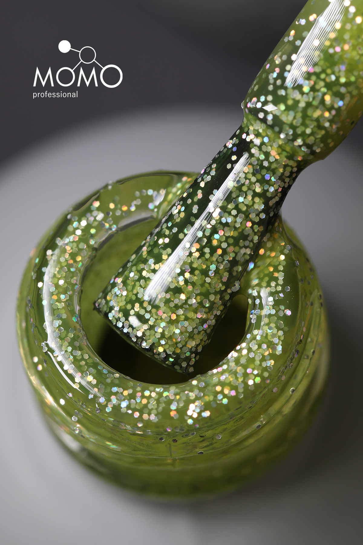 Glitter Kalıcı Oje G006, Lime Yeşili Holografik Simli, 4 ml — زرد 8860101A01S01G001 — تصویر 3 از 4