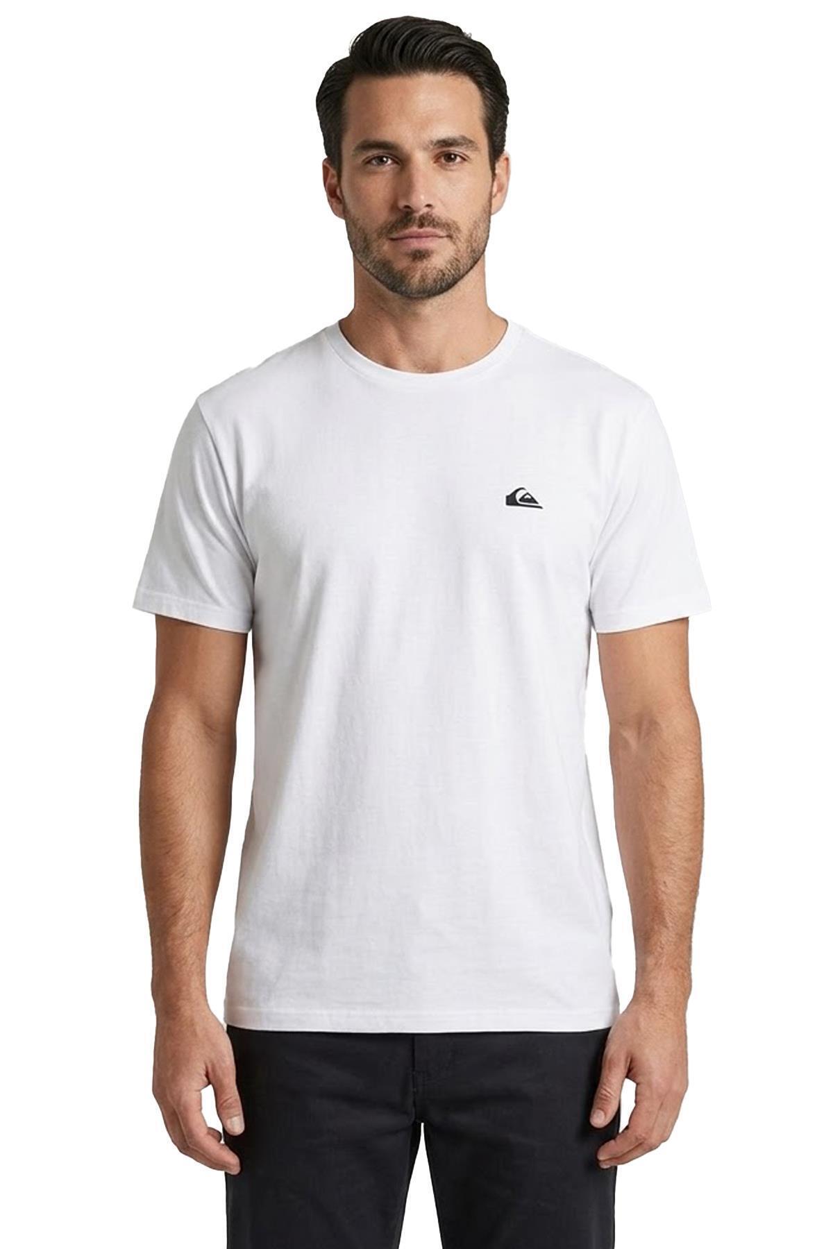 Basic Young Men's White T-Shirt MEN's T-Shirt EQYZT07711