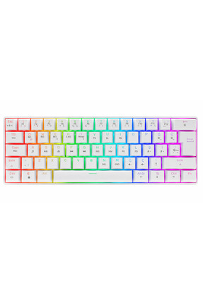Gravion Kyra MK61 RGB Bluetooth + 2.4G + Kablolu Mekanik Gaming Oyuncu Klavye...