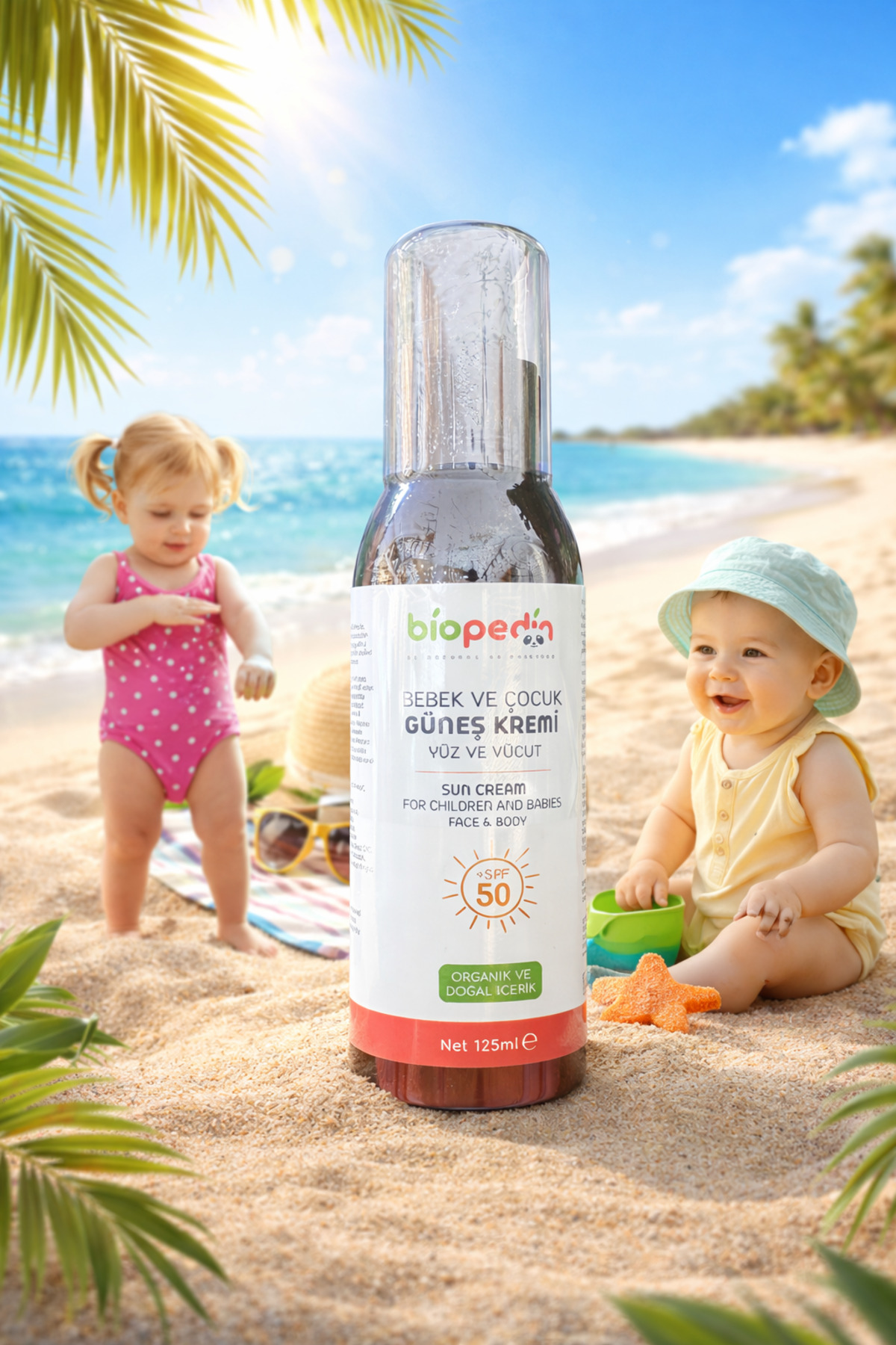 Organik Bebek Ve Çocuk Güneş Kremi 125 ml — 868624095013