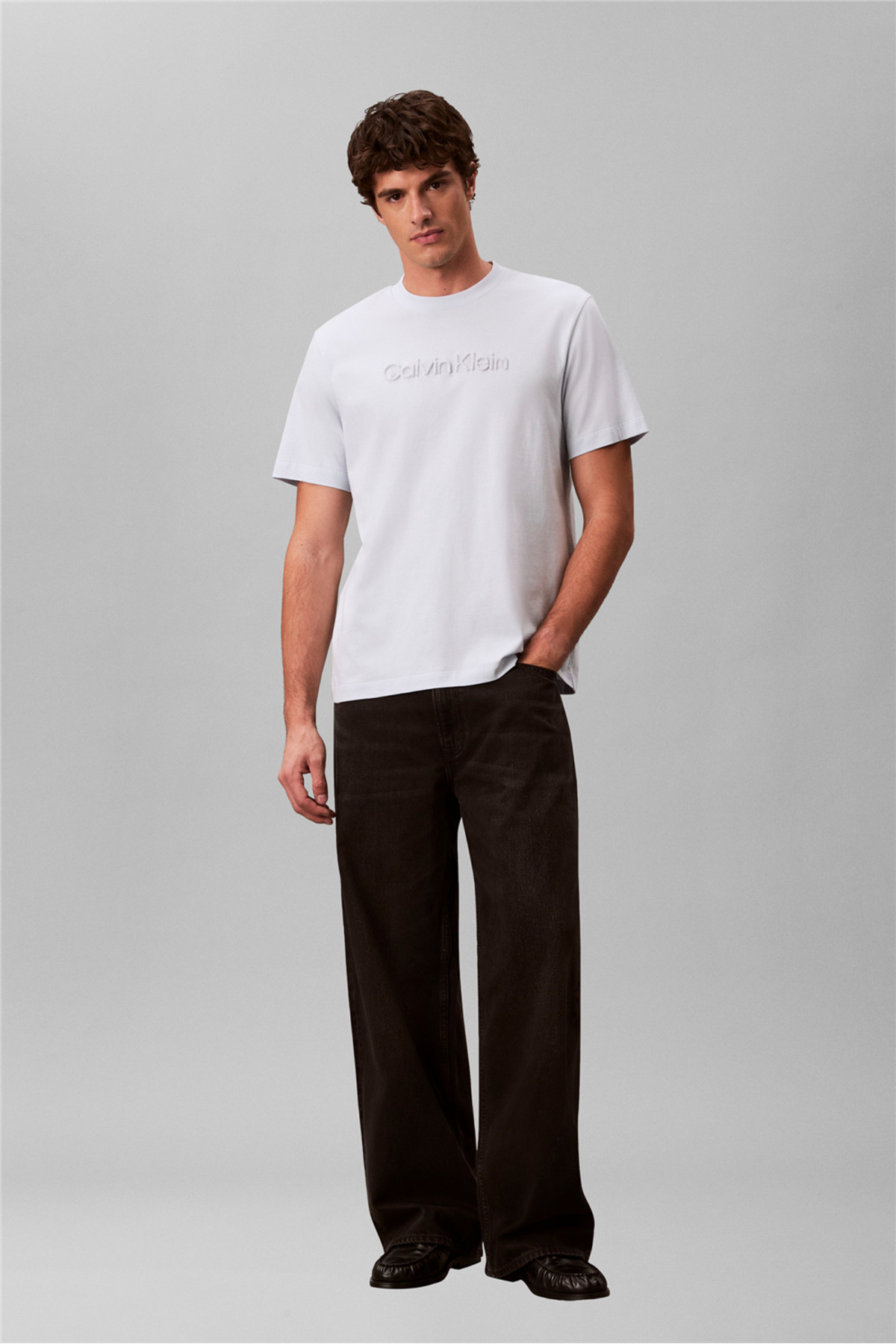 تیشرتمردانهCalvin Kleinآبی