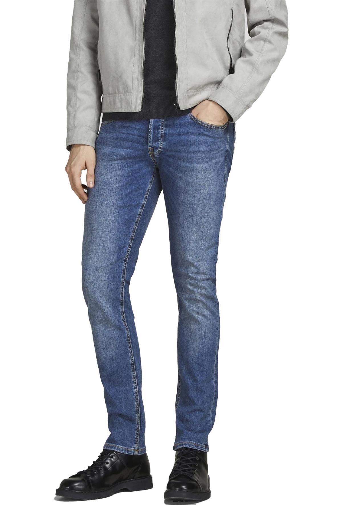 شلوار جین مردانه آبی جین Jjıglenn Jjorıgınal کد ۱۲۱۸۴۴۷۳ جک اند جونز شلوار جین Jack & Jones
