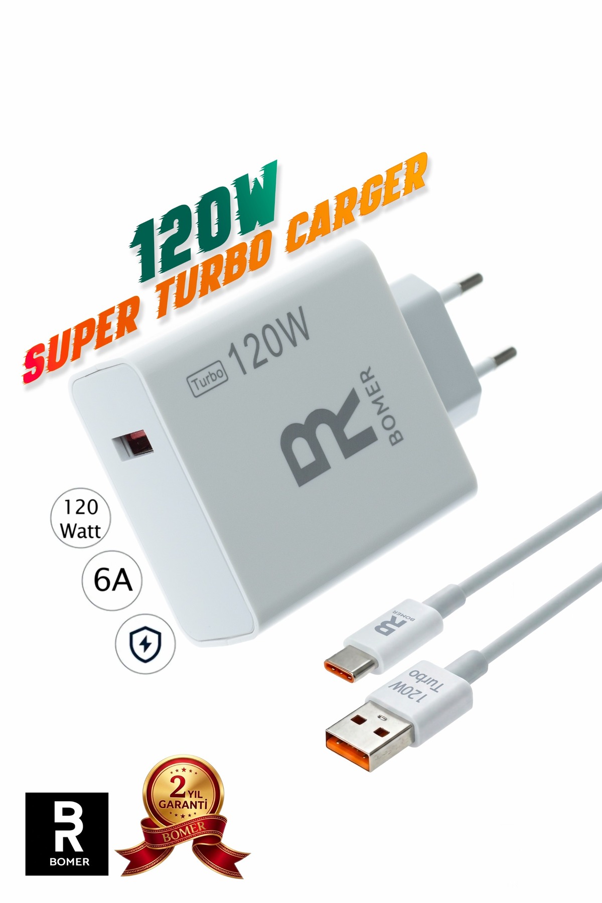 120 Watt Speed Dual Turbocharged Charging Set Xiaomi POCO(Type-A) Android Compatible 2026 Premium Series