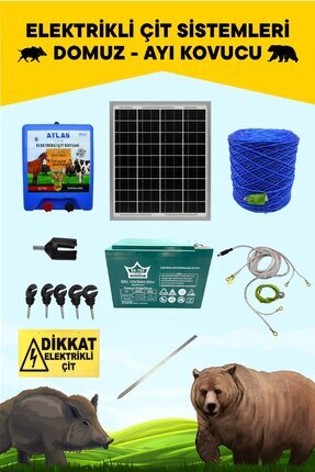 Atlas ELEKTRİKLİ ÇİT 5 YIL GARANTİ 1500MT PROFESYONEL ÖMÜRLÜK ÜRÜN NO3