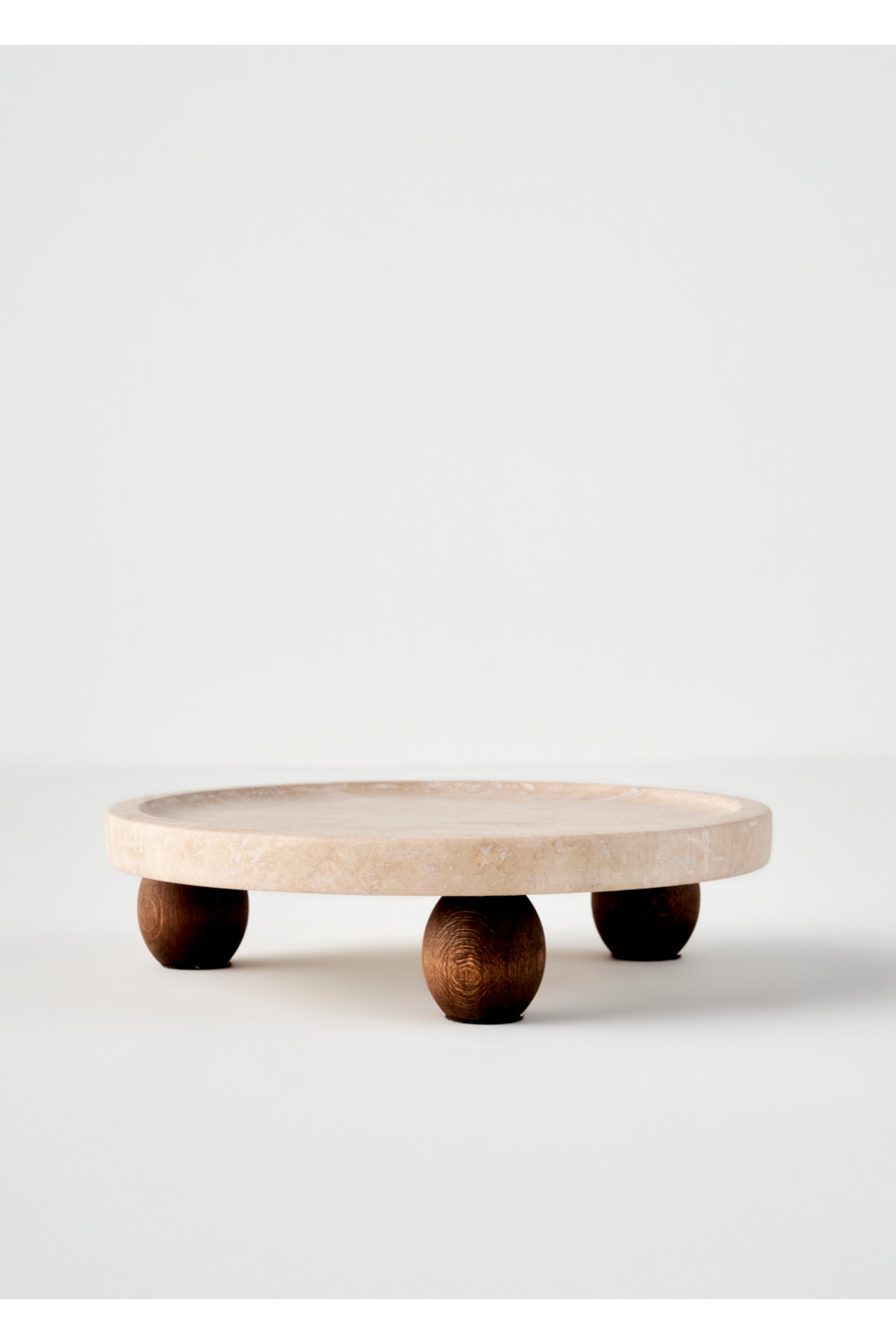 Ephesus Travertine Presentation Stand Natural (25 cm)
