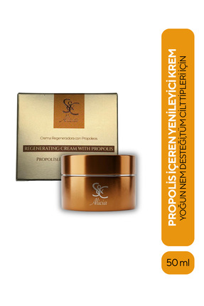 S&C Alicia Propolis İçeren Yenileyici Krem-Regeneratıng Cream Wıth Propolıs 5...