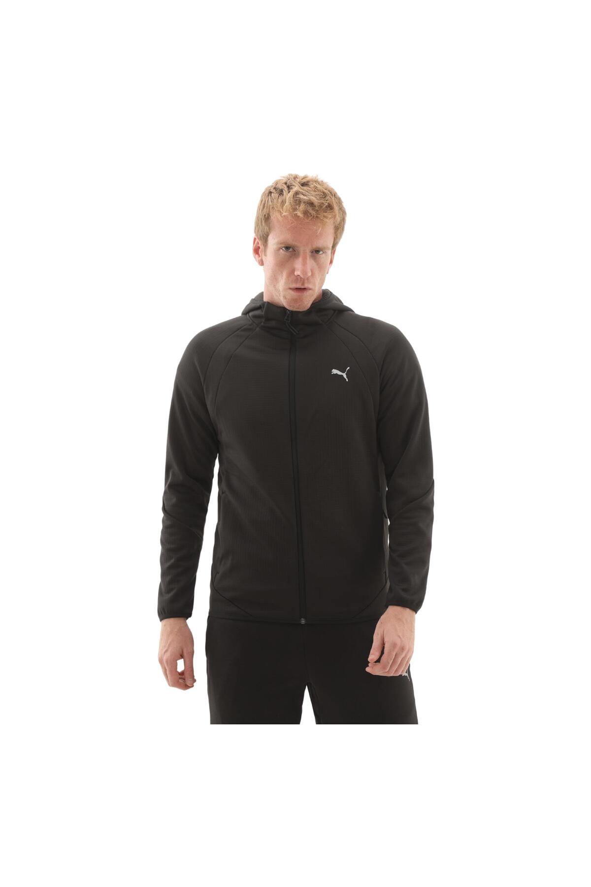 Puma 688237-01 Evostrıpe Warm Fz Hoodie Erkek Mont Siyah - Fiyatı