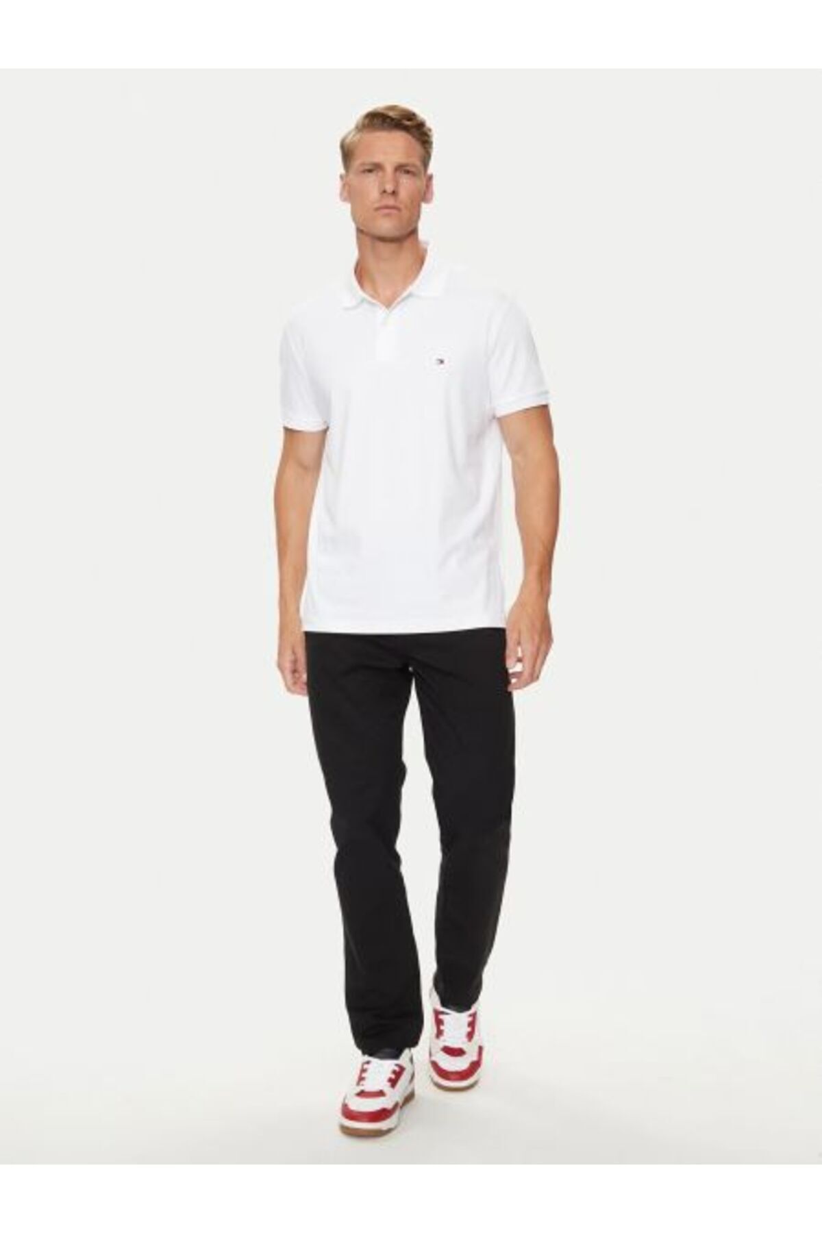 پولوشرت مردانه یقه پلو | تامی هیلفیگر Tommy Hilfiger MW0MW35585YBR VN - تصویر 3