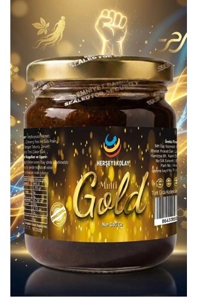 Herşeyi Kolay Multigoldd Ginsengli Macun 240gr Atom Bitkisel Macunu Epimedyum...
