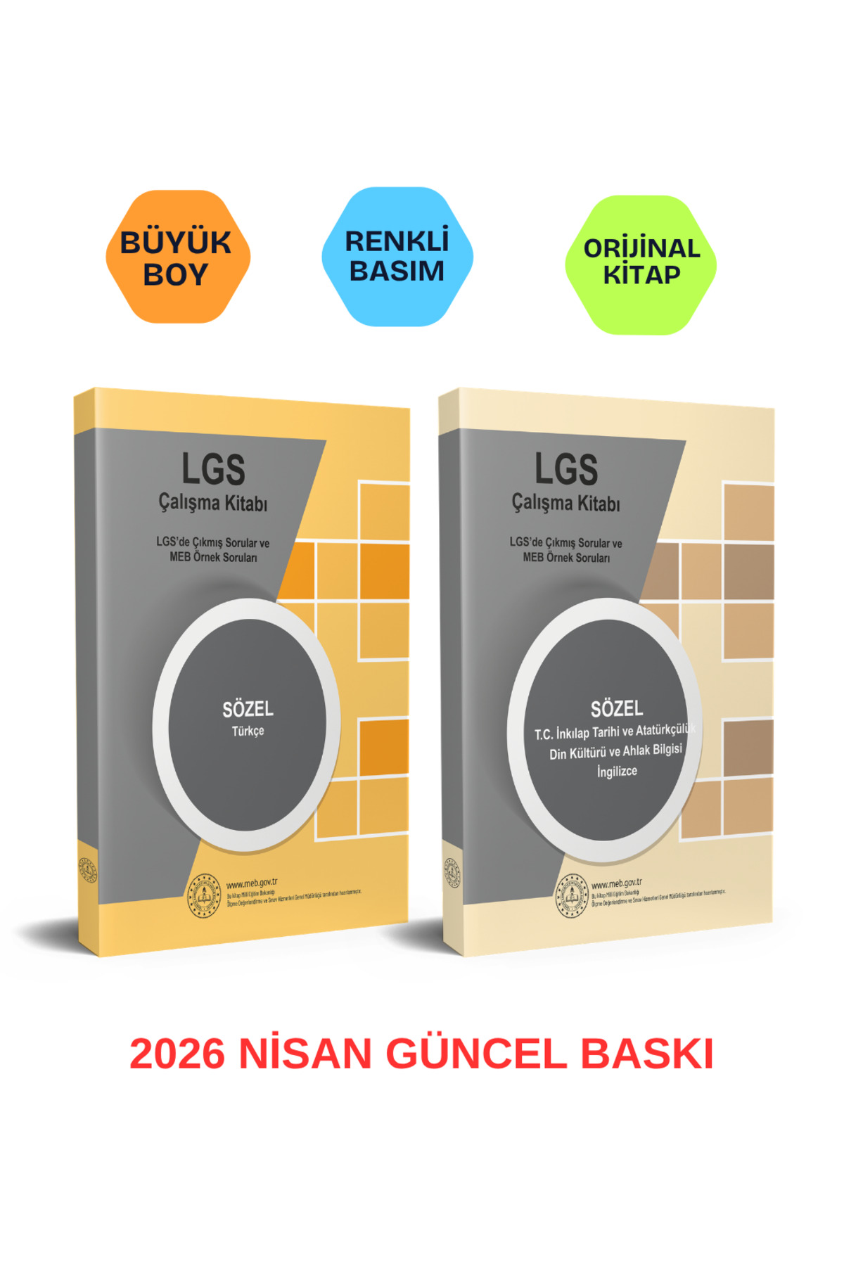 Kurul Yayıncılık 2026 (Nisan Dahil) 8.Sınıf LGS Çıkmış Sorular ve