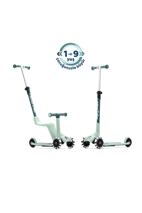 SmarTrike Xtend Mini-Ride 4 Aşamalı Büyüyen Oturaklı Scooter – 1-9 Yaş Katlan...