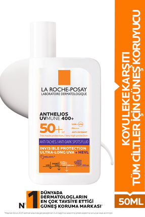 La Roche Posay Anthelios Uvmune Anti Dark Spots Fluid Lekeli Ciltlere Özel Gü...