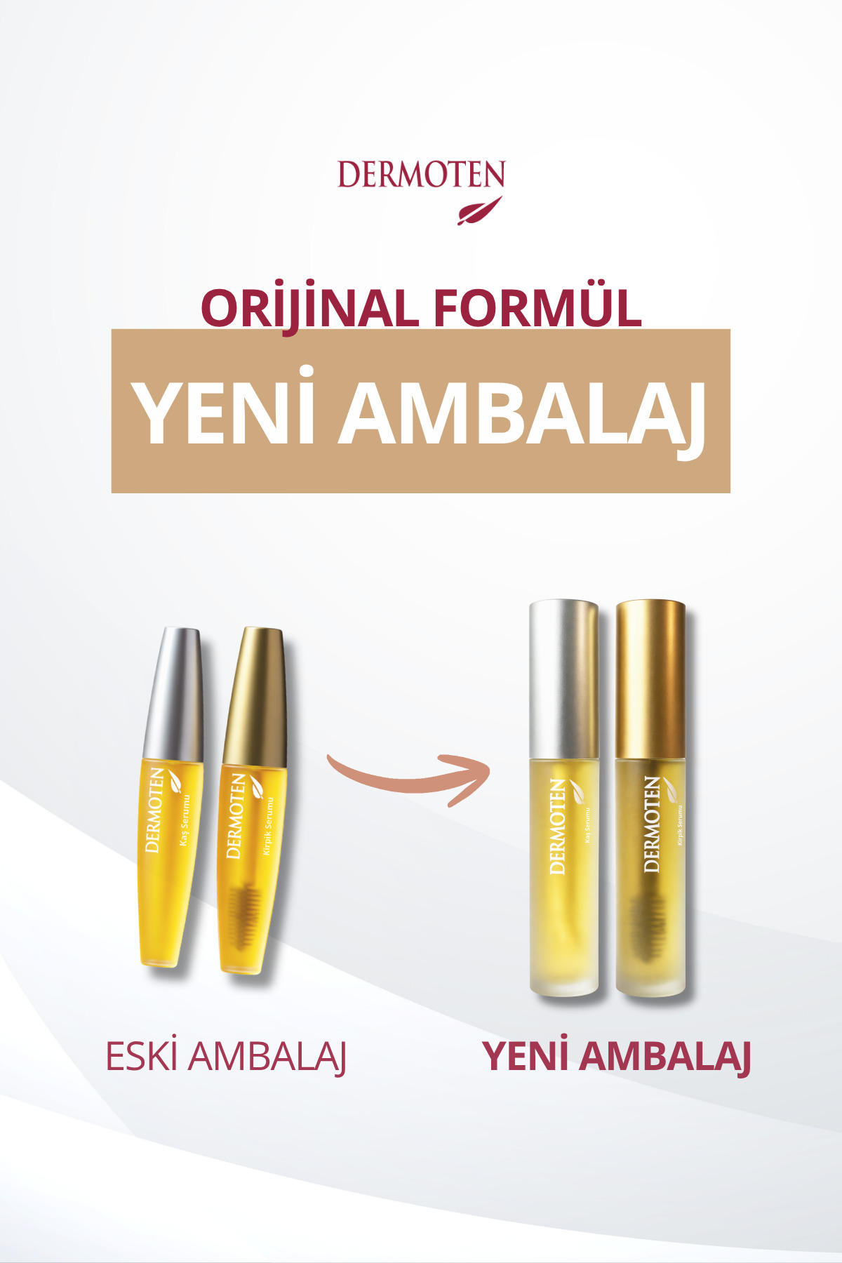 Besleyici, Güçlendirici Kaş & Kirpik Serumu, %98 Doğal Formül Keratin ve E Vitamini İçerikli 20 ml — 8699649008014 — تصویر 5 از 8