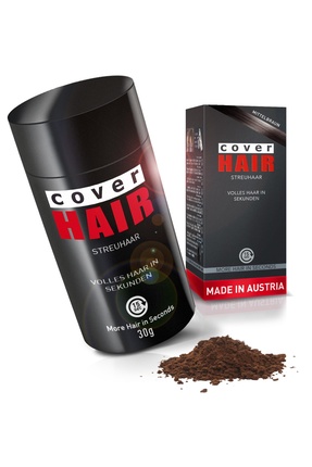 Cover Hair Orta Kahverengi Saç Fiberi 30 Gram Dolgunlaştırıcı Kellik Kapatıcı...