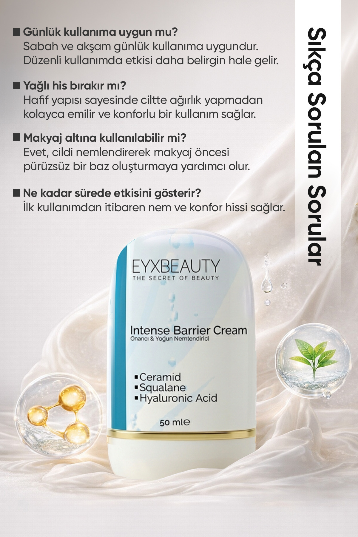 کرم ترمیم کننده و مرطوب کننده قوی ۵۰ میلی لیتر — EYXBEAUTY09 — تصویر 3 از 3