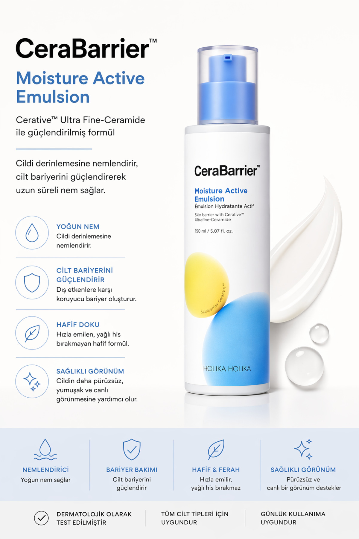 Holika Holika Cera Barrier Moisture Active Emulsion - Bariyer
