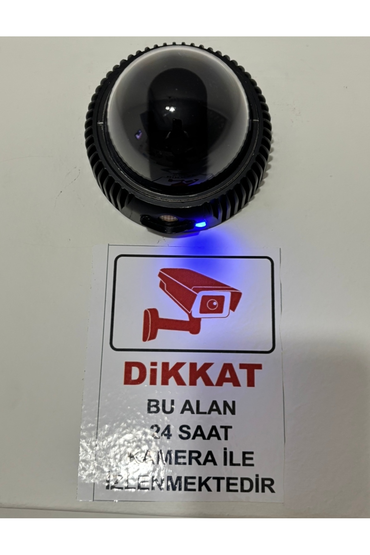 Viconor Güvenlik Kamera Gerçek Kamera Kasasında 7/24 Levha Kırmızı Sabit Yanar