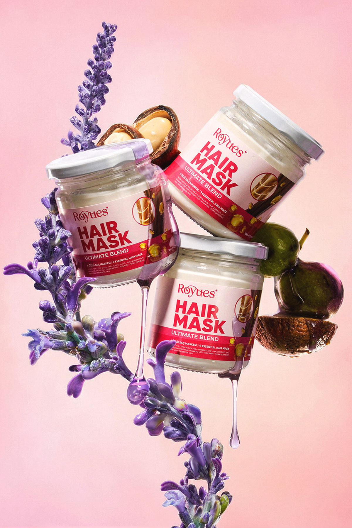 Nemlendirici Saç Maskesi 190 ml | Kuru ve Yıpranmış Saçlar İçin Yoğun Nem Bakım Maskesi — RYSHAIRMASK01 — تصویر 8 از 9