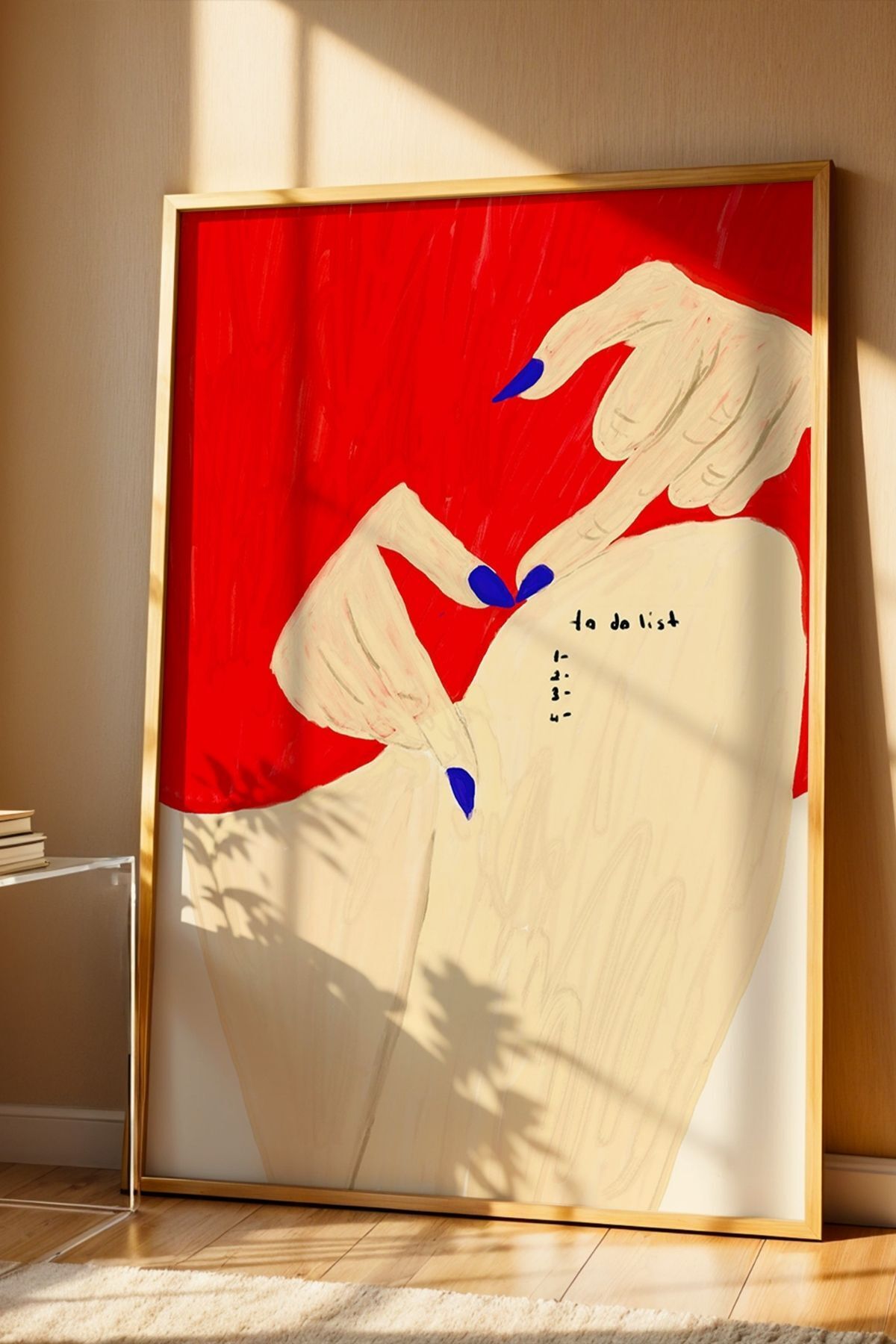 Kadın Figürlü Tablo Modern Estetik Poster Minimal Sanat Duvar Dekoru Çerçevesiz