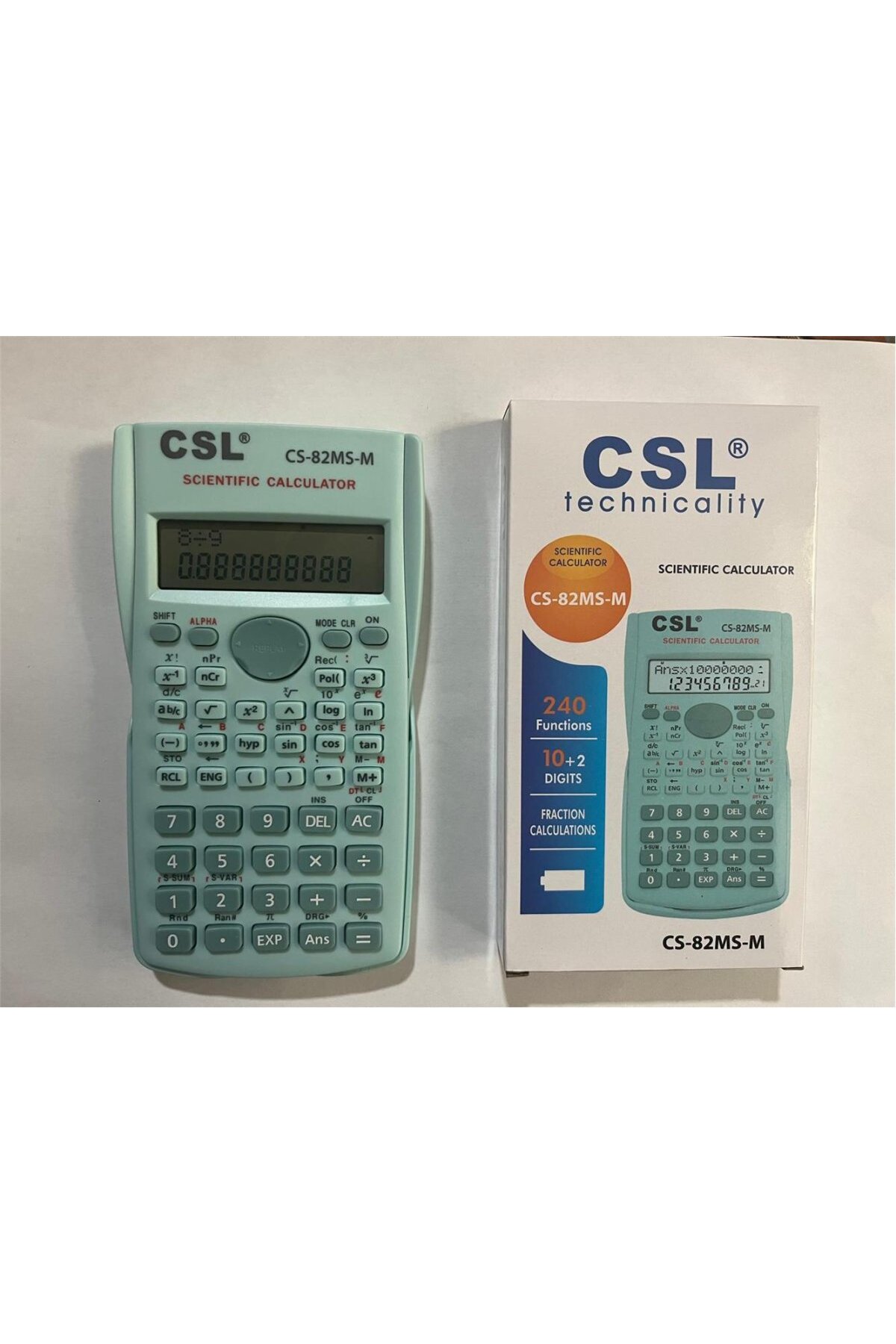 CSL CS-82MS-M Mavi Fonksiyonel Hesap Makinesi