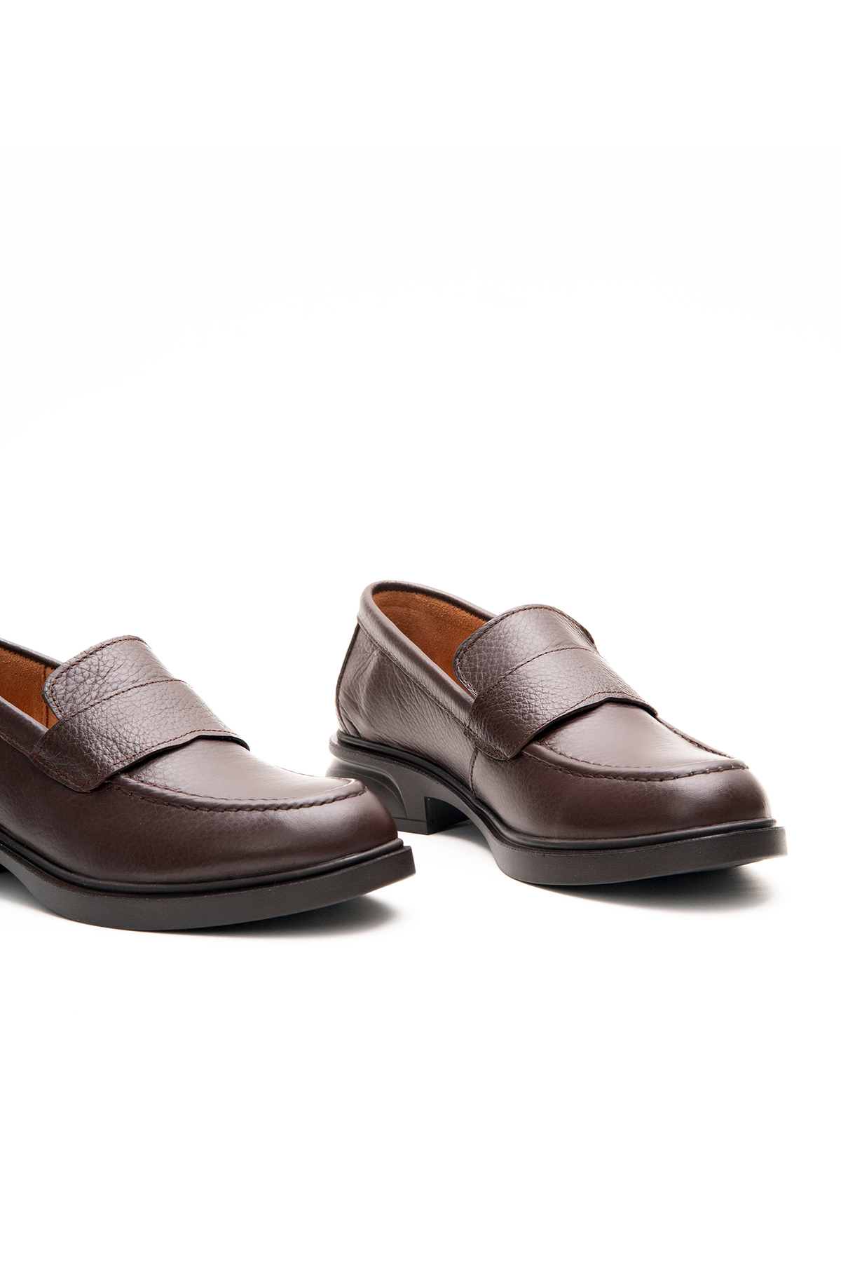 Bulls & Gulls Hakiki Deri Bağcıksız Rahat Kadın Loafer Ayakkabı görsel 8