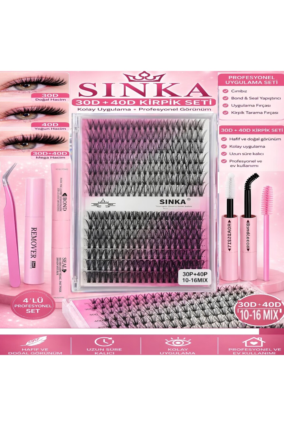 SİNKA Takma Kirpik Seti 280