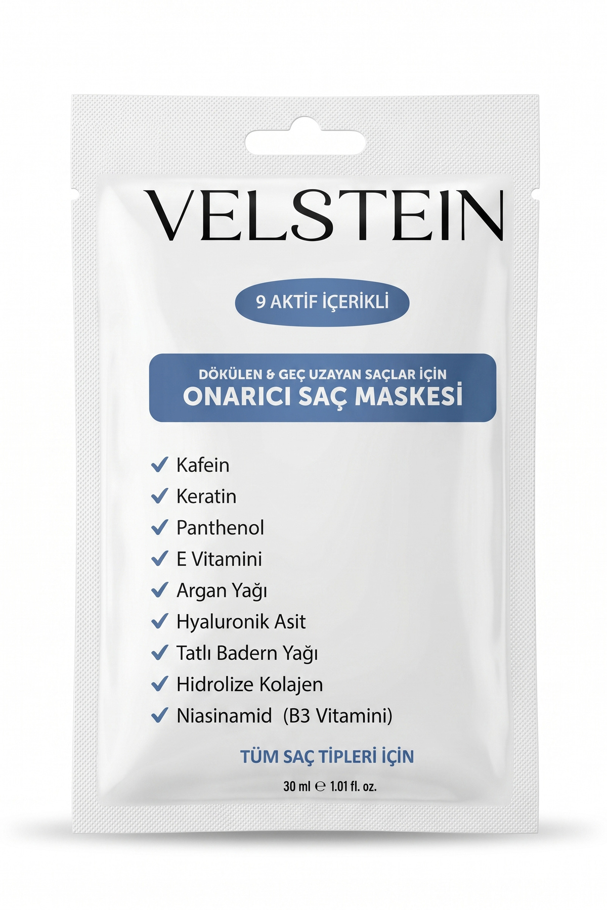 9 Aktifli Aşırı Yıpranmış Ve Dökülen Saçlar Için Hızlı Saç Uzatan Besleyici Onarıcı Saç Maskesi — 88765647 — تصویر 7 از 7